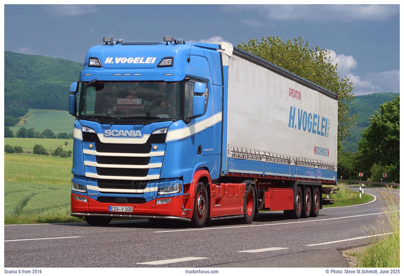 Scania S from 2016 Photo June 2025