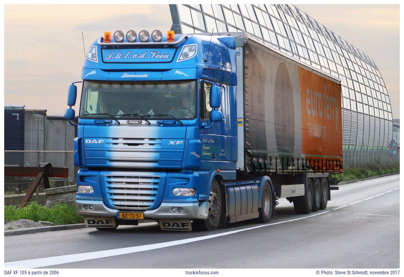 DAF XF 105 à partir de 2006 Photo novembre 2017