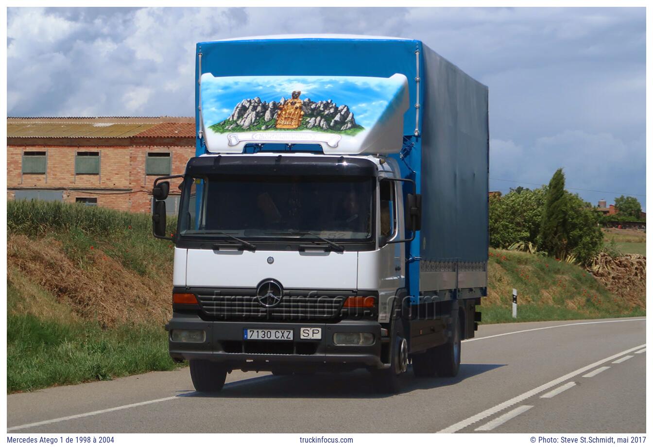 Mercedes Atego 1 de 1998 à 2004 Photo mai 2017