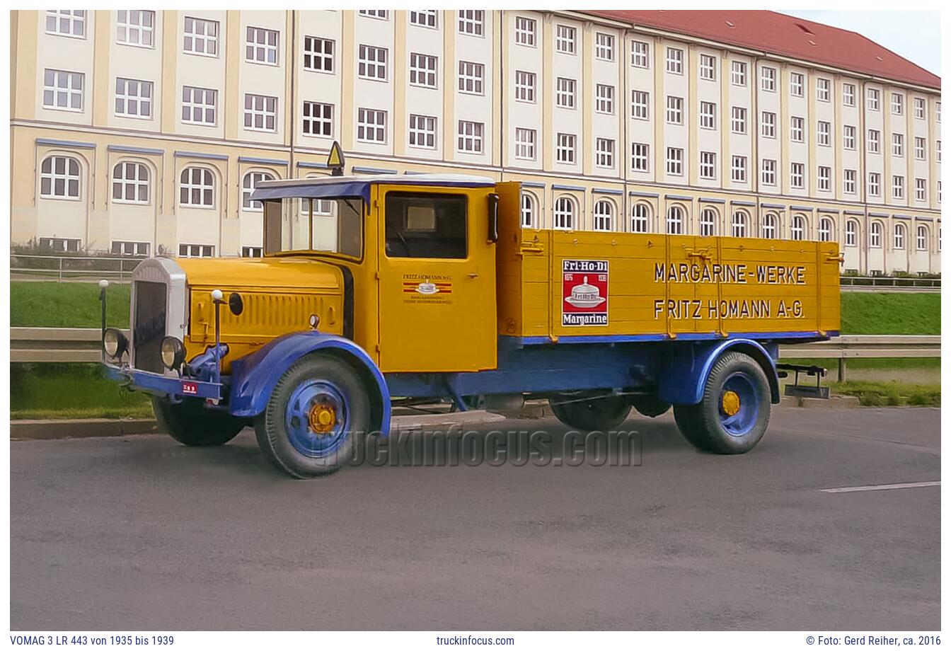 VOMAG 3 LR 443 von 1935 bis 1939 Foto ca. 2016