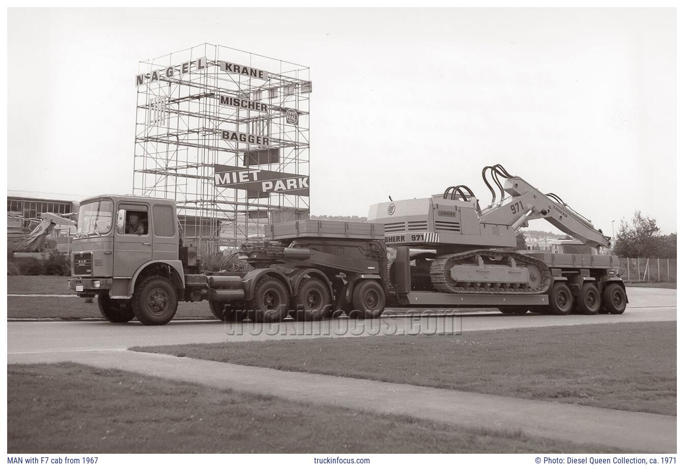 MAN with F7 cab from 1967 Photo ca. 1971
