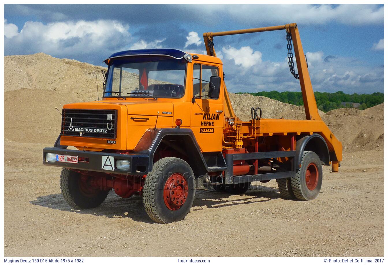 Magirus-Deutz 160 D15 AK de 1975 à 1982 Photo mai 2017