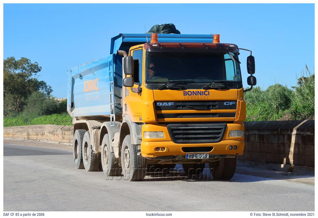 DAF CF 85 a partir de 2006 Foto noviembre 2021