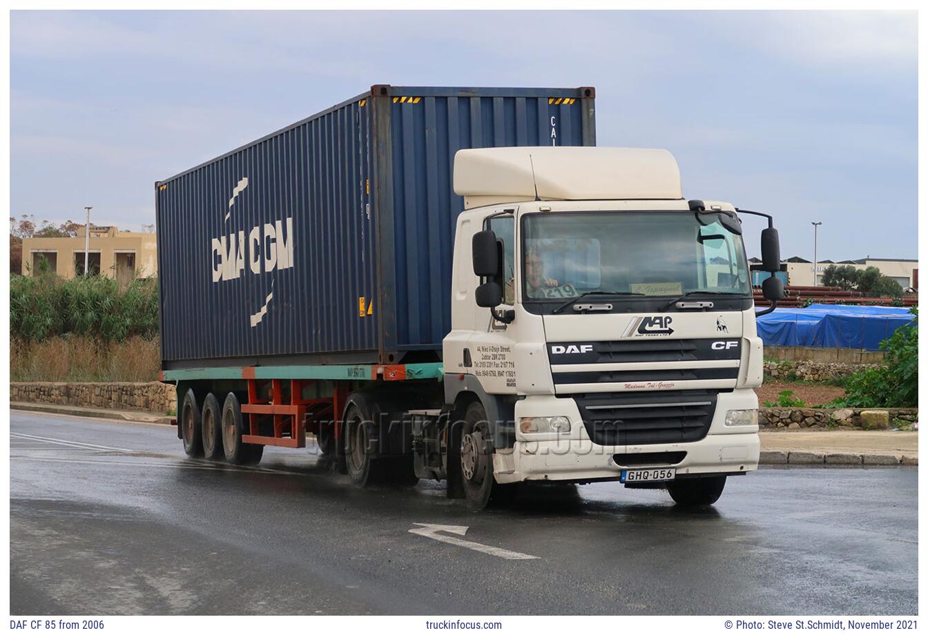 DAF CF 85 from 2006 Photo November 2021