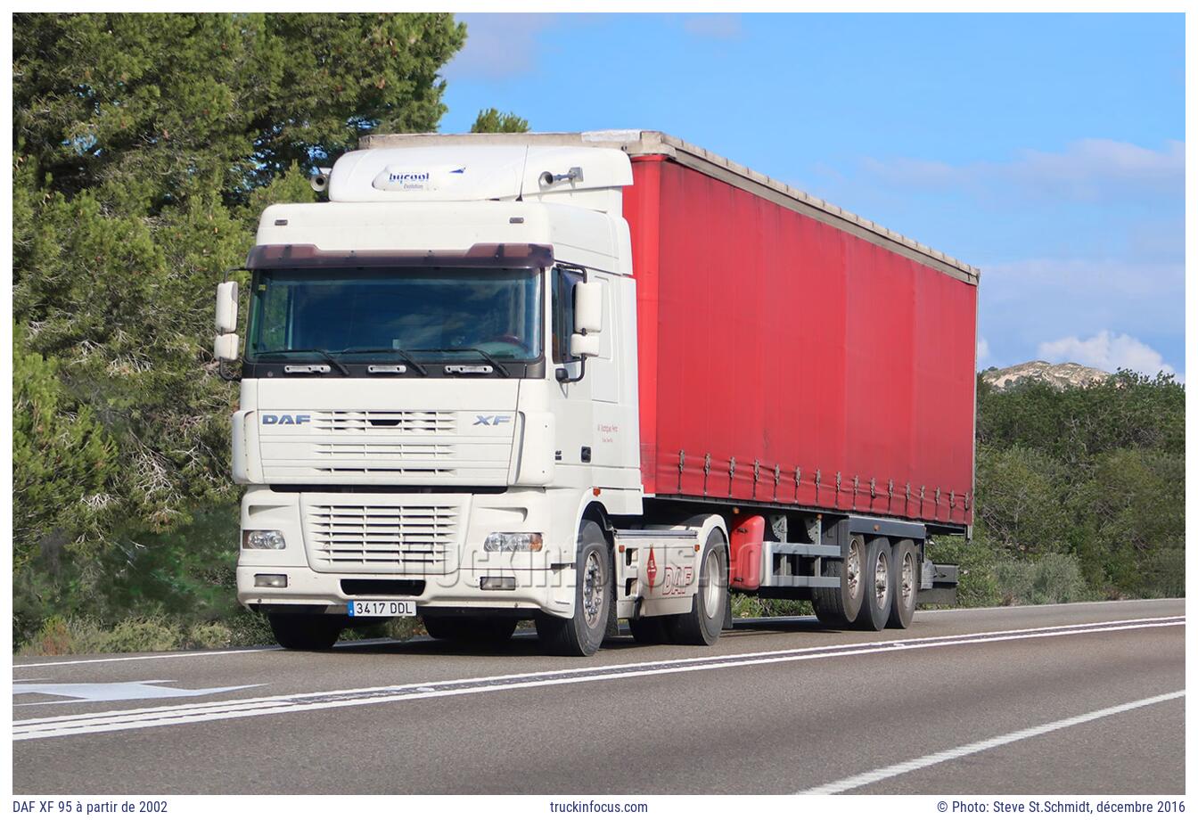 DAF XF 95 à partir de 2002 Photo décembre 2016