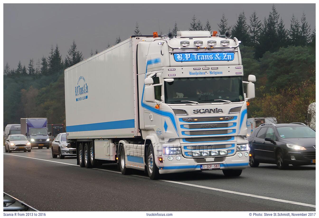 Scania R from 2013 to 2016 Photo November 2017