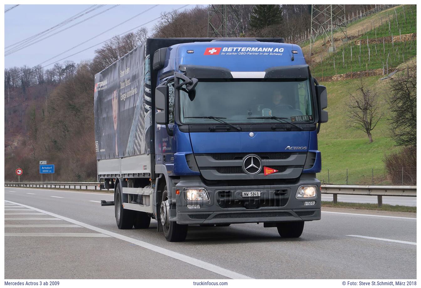 Mercedes Actros 3 ab 2009 Foto März 2018