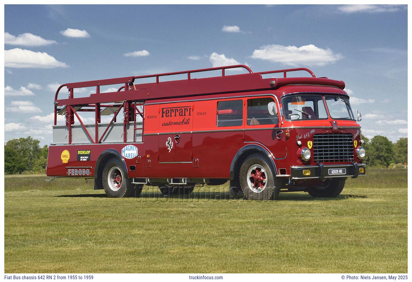 Fiat Bus chassis 642 RN 2 from 1955 to 1959 Photo May 2025