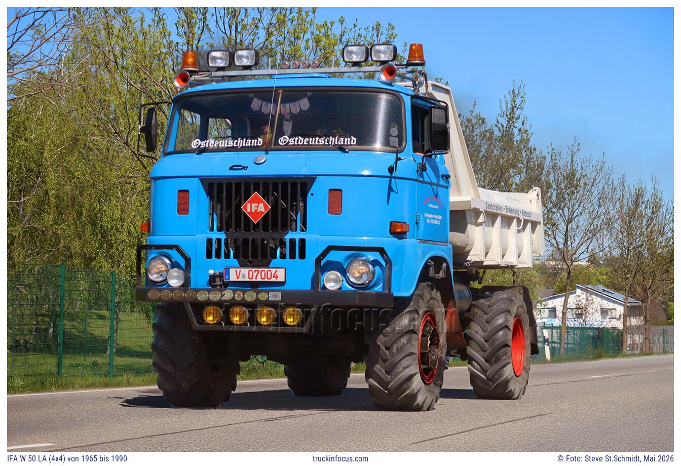 IFA W 50 LA (4x4) von 1965 bis 1990 Foto Mai 2026