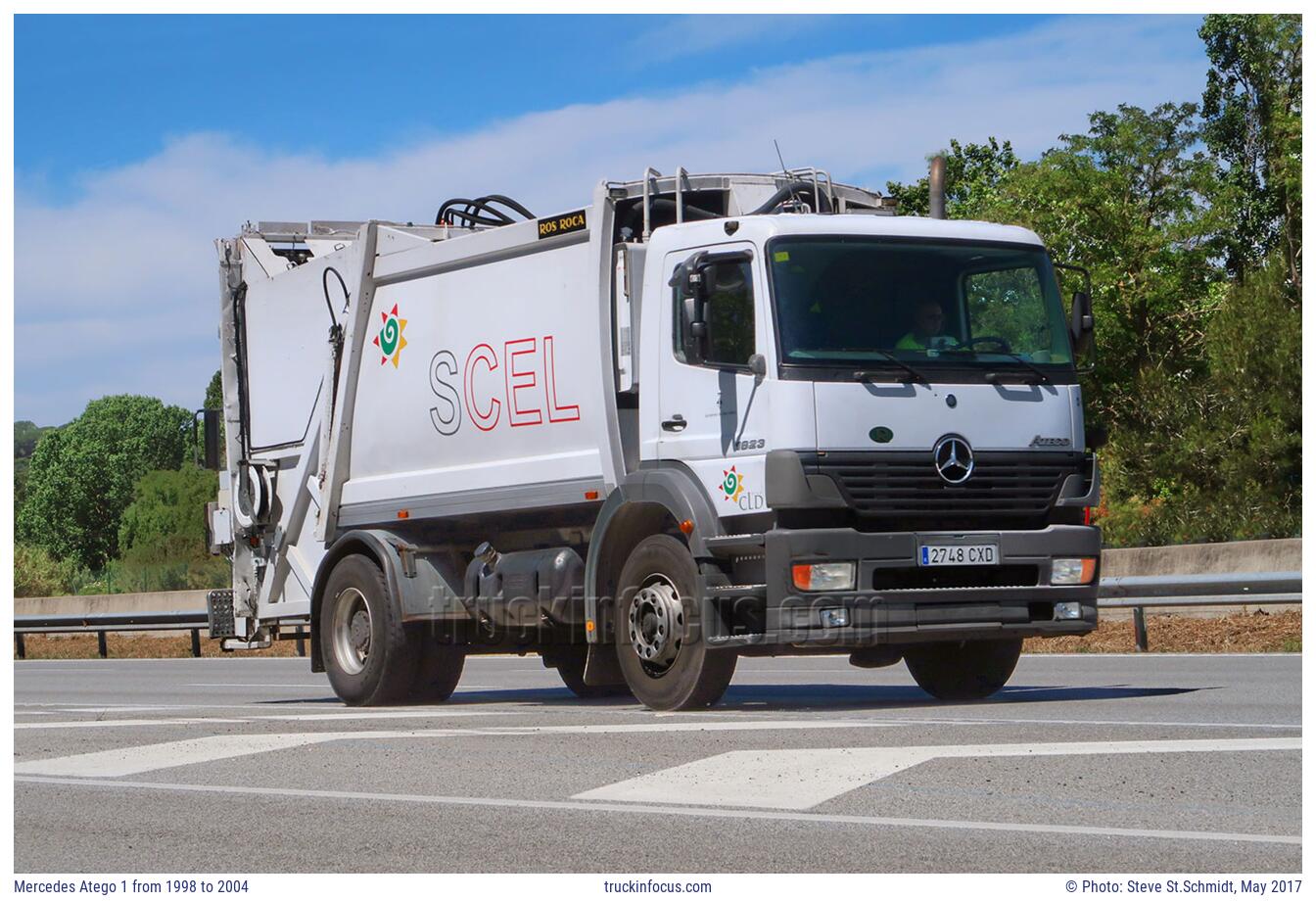 Mercedes Atego 1 from 1998 to 2004 Photo May 2017