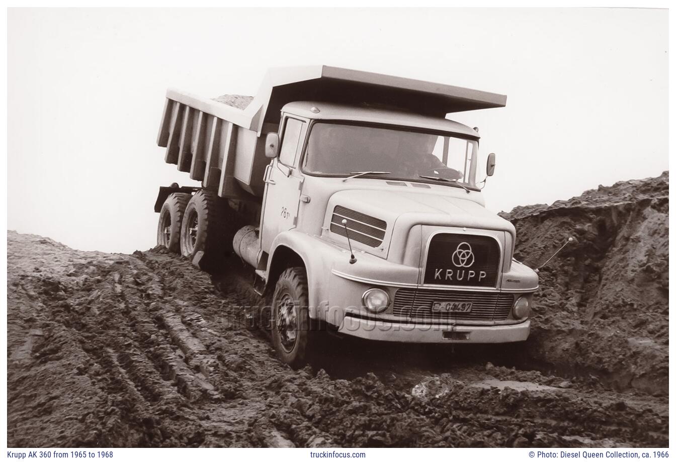 Krupp AK 360 from 1965 to 1968 Photo ca. 1966
