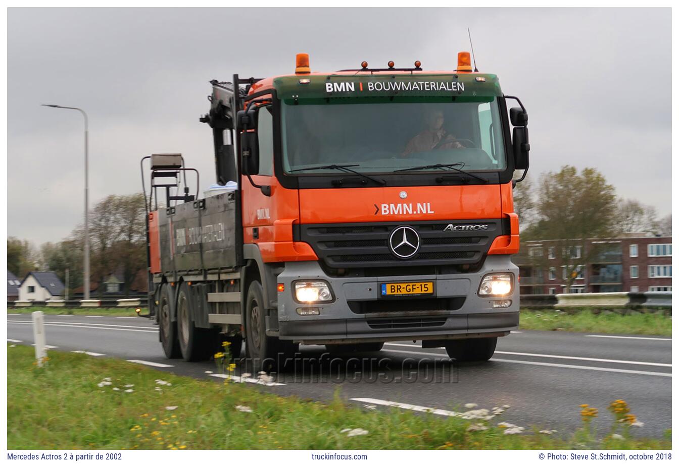 Mercedes Actros 2 à partir de 2002 Photo octobre 2018