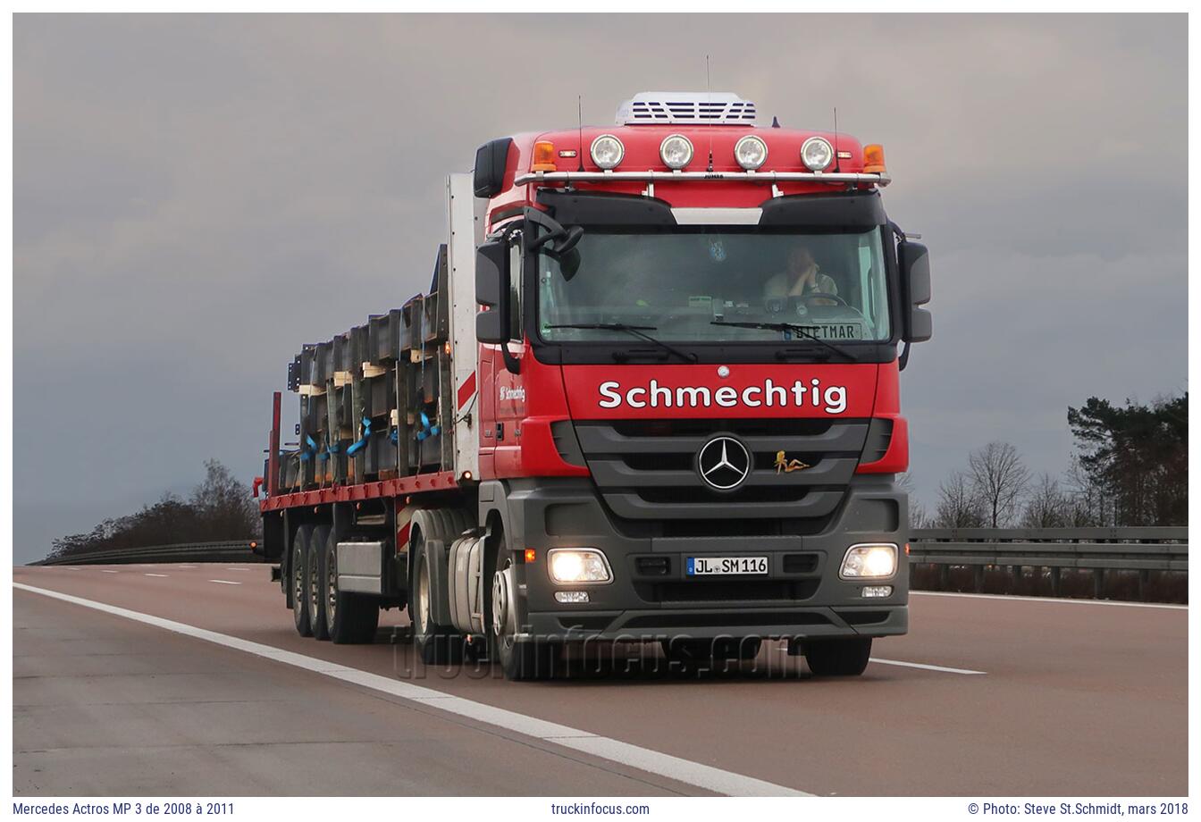 Mercedes Actros MP 3 de 2008 à 2011 Photo mars 2018