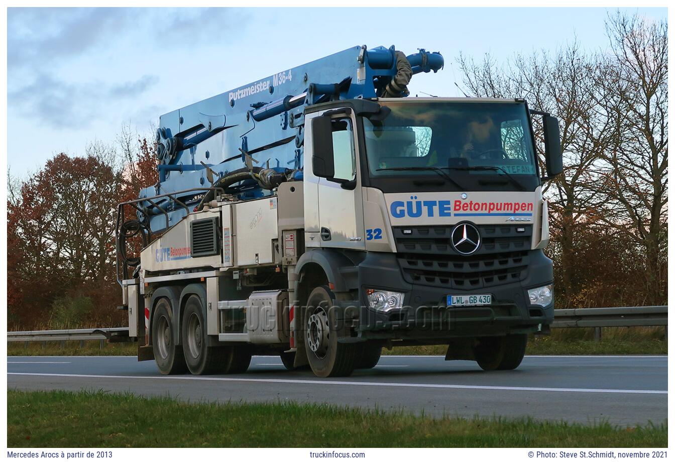 Mercedes Arocs à partir de 2013 Photo novembre 2021