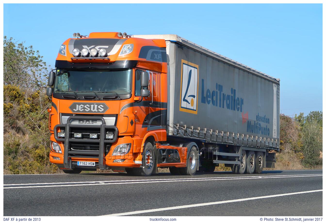 DAF XF à partir de 2013 Photo janvier 2017