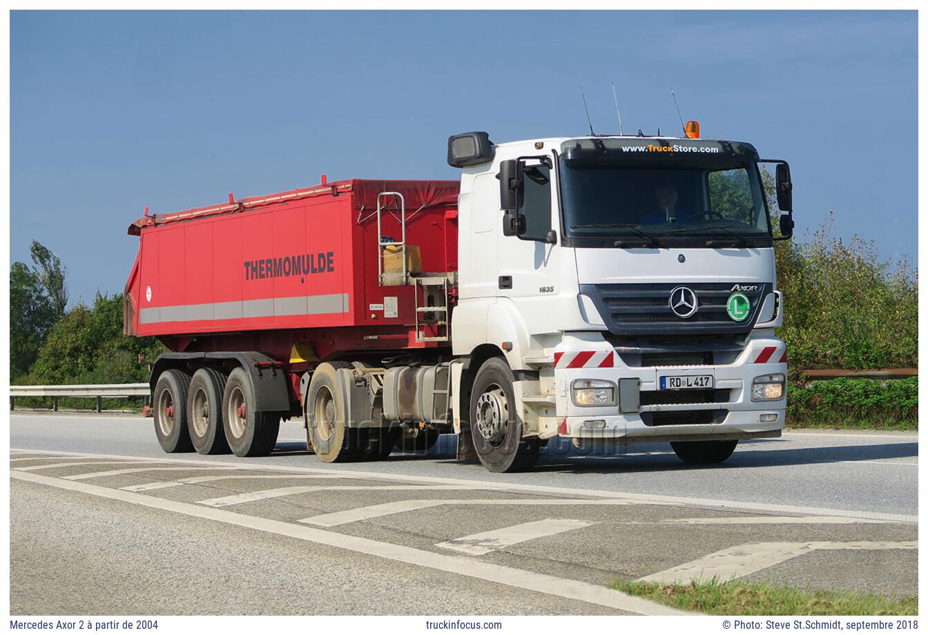 Mercedes Axor 2 à partir de 2004 Photo septembre 2018
