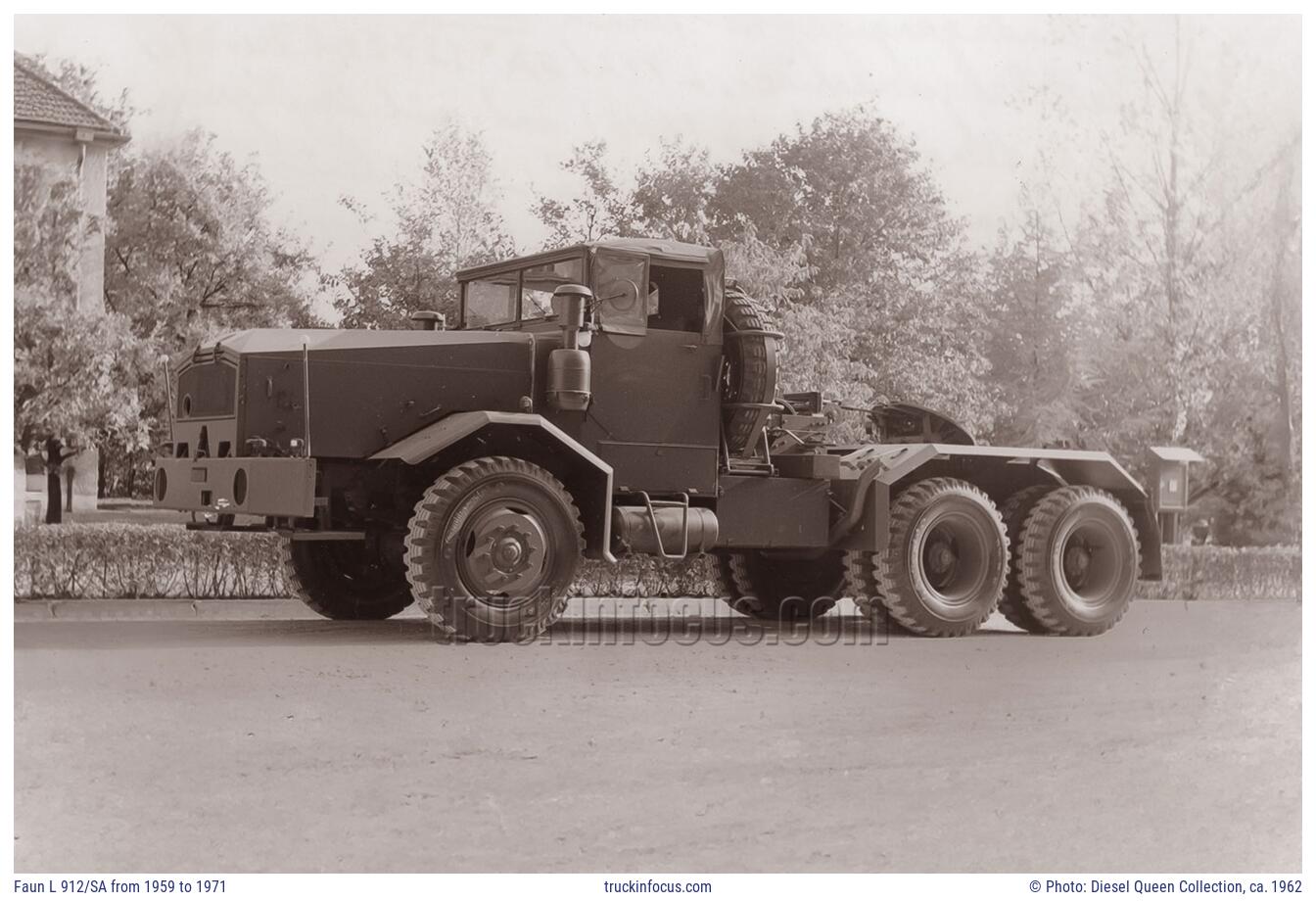 Faun L 912/SA from 1959 to 1971 Photo ca. 1962