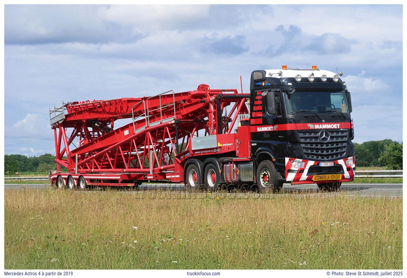 Mercedes Actros 4 à partir de 2019 Photo juillet 2025