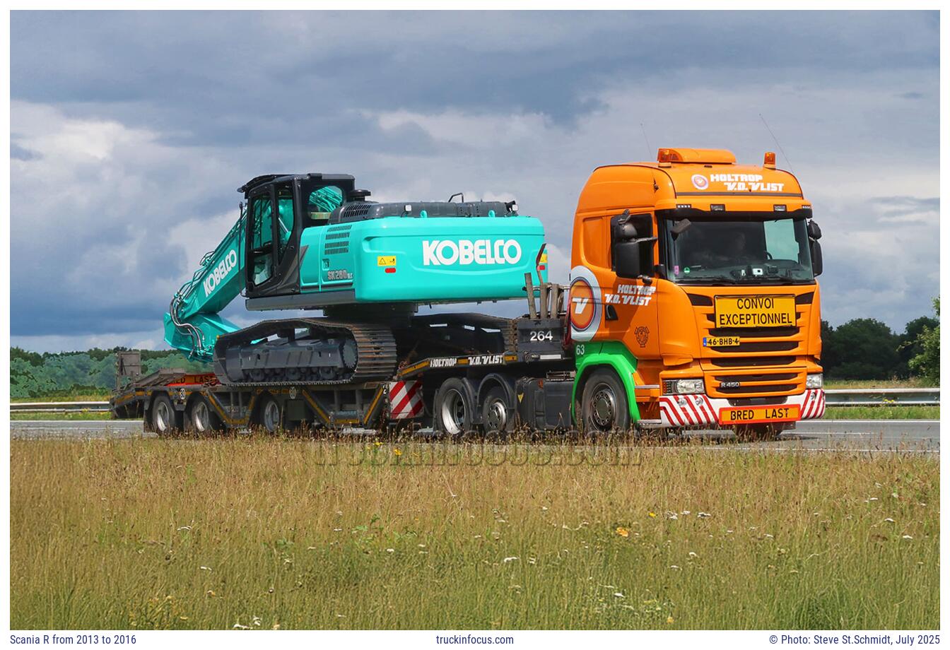 Scania R from 2013 to 2016 Photo July 2025
