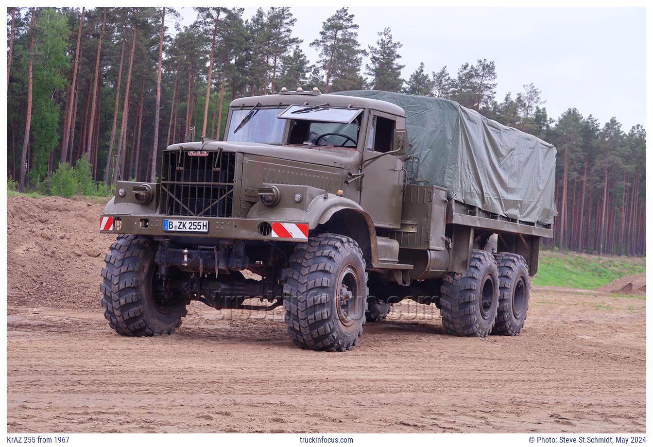 KrAZ 255 from 1967 Photo May 2024