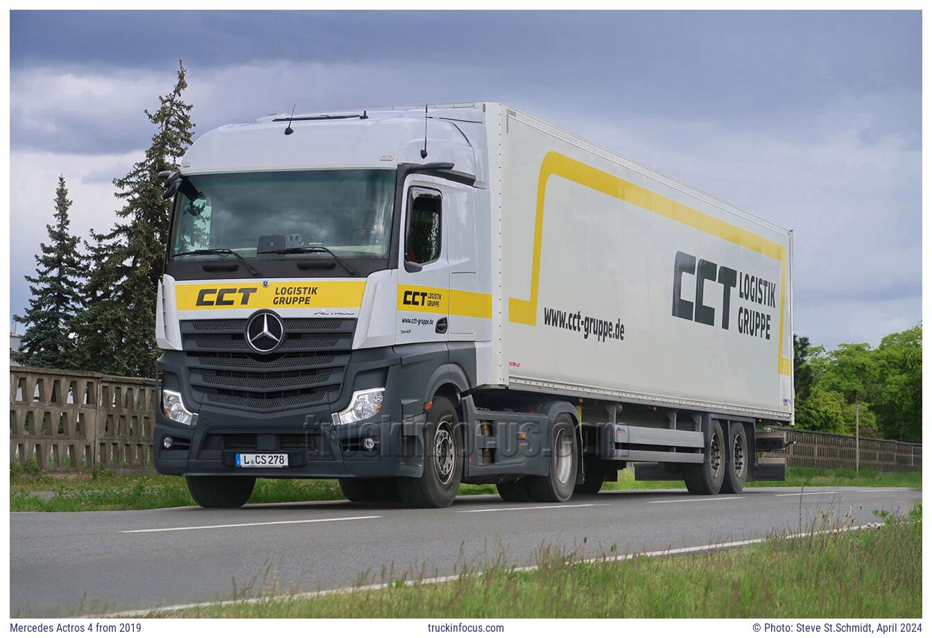 Mercedes Actros 4 from 2019 Photo April 2024