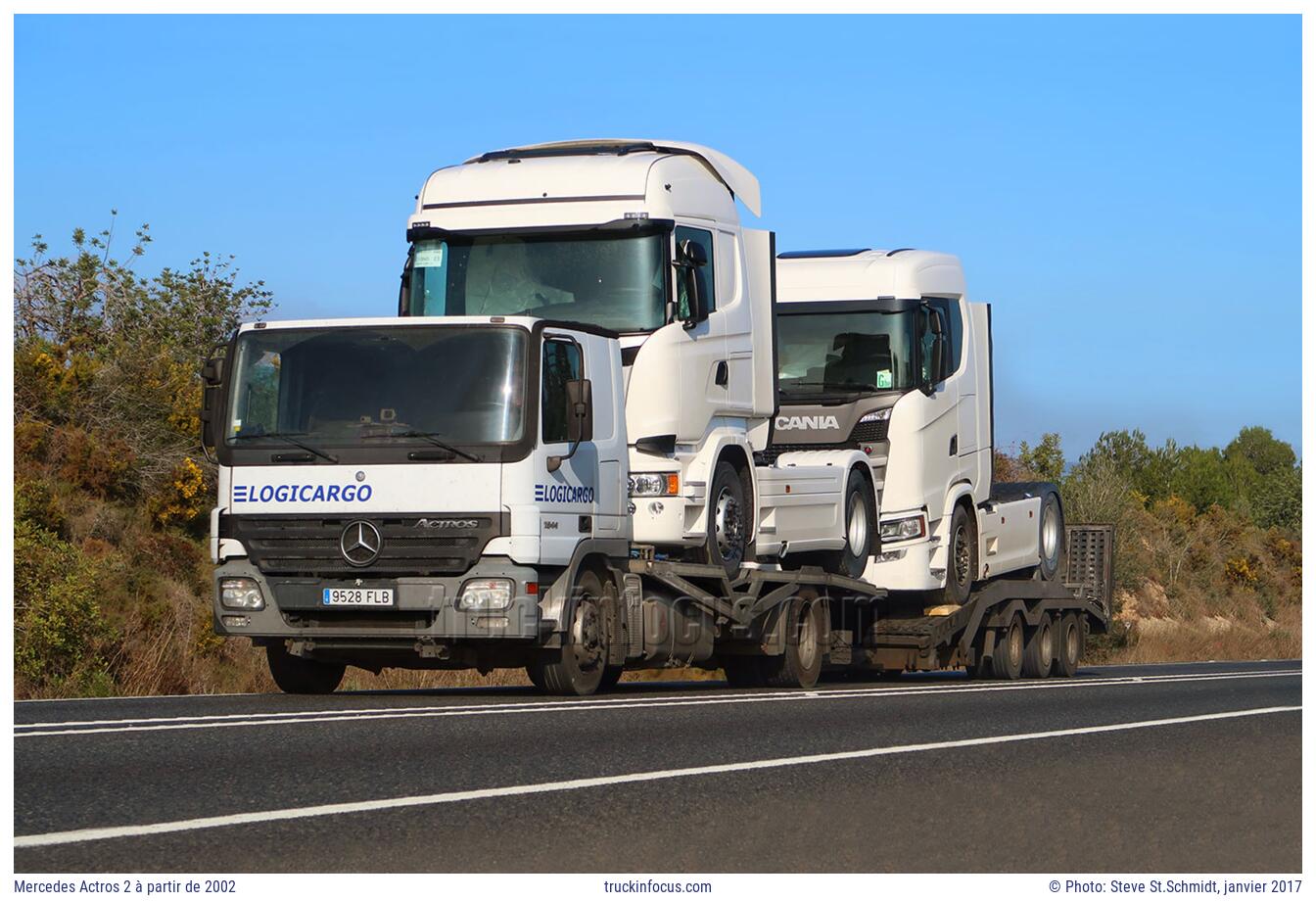 Mercedes Actros 2 à partir de 2002 Photo janvier 2017
