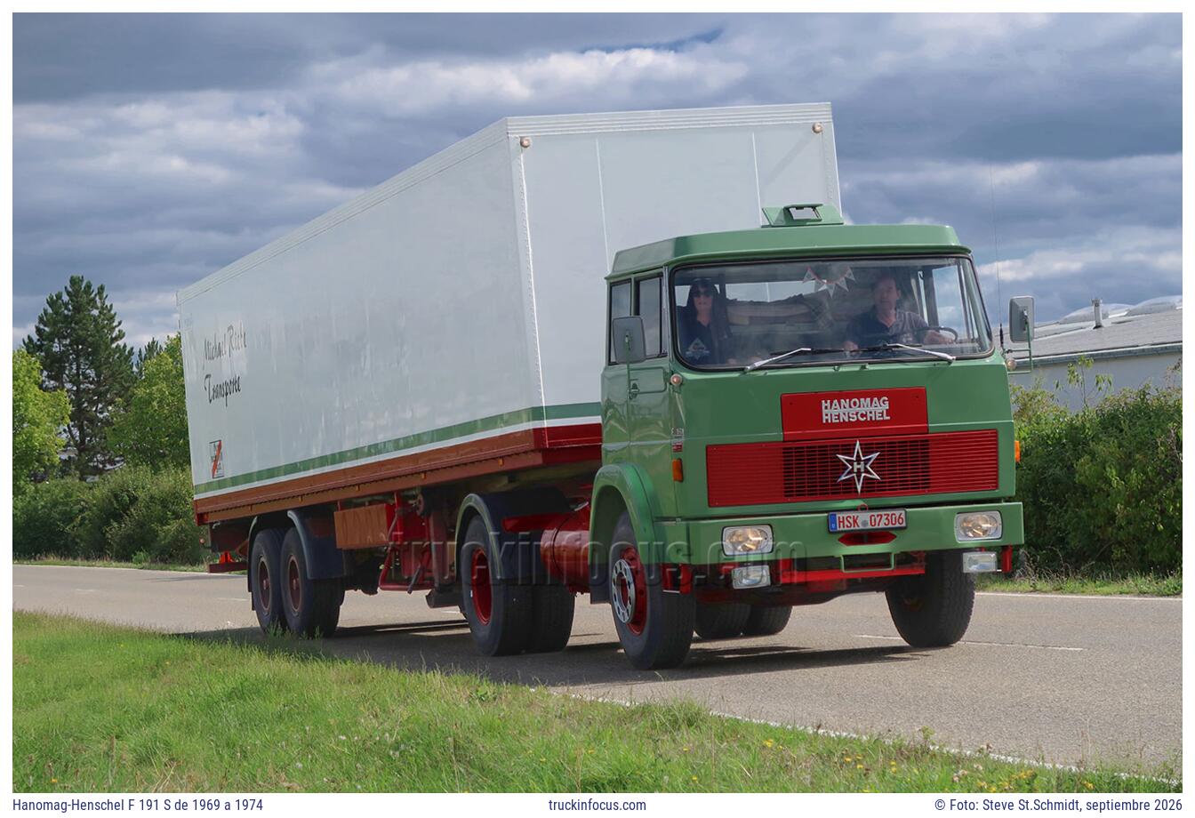 Hanomag-Henschel F 191 S de 1969 a 1974 Foto septiembre 2026