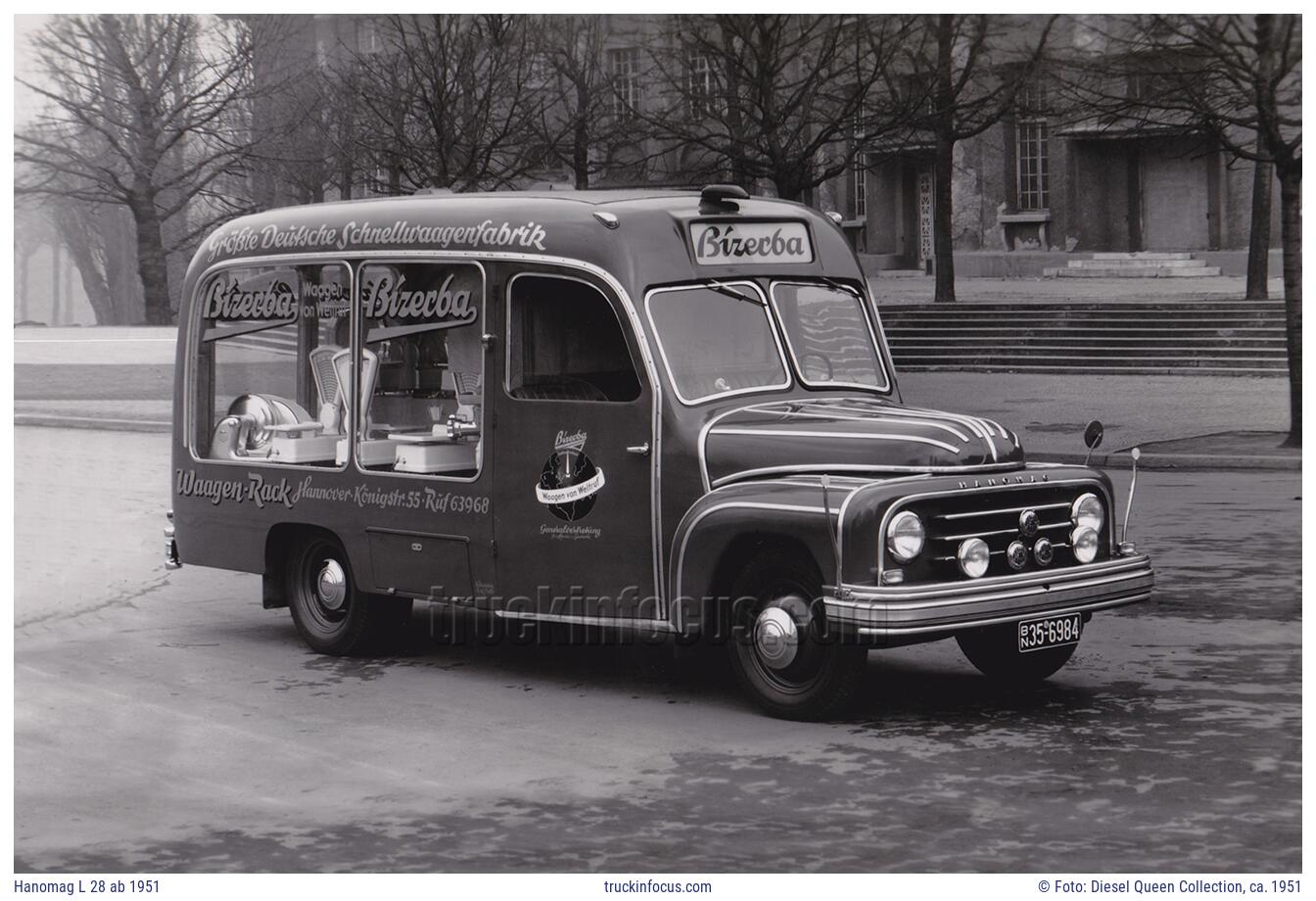 Hanomag L 28 ab 1951 Foto ca. 1951