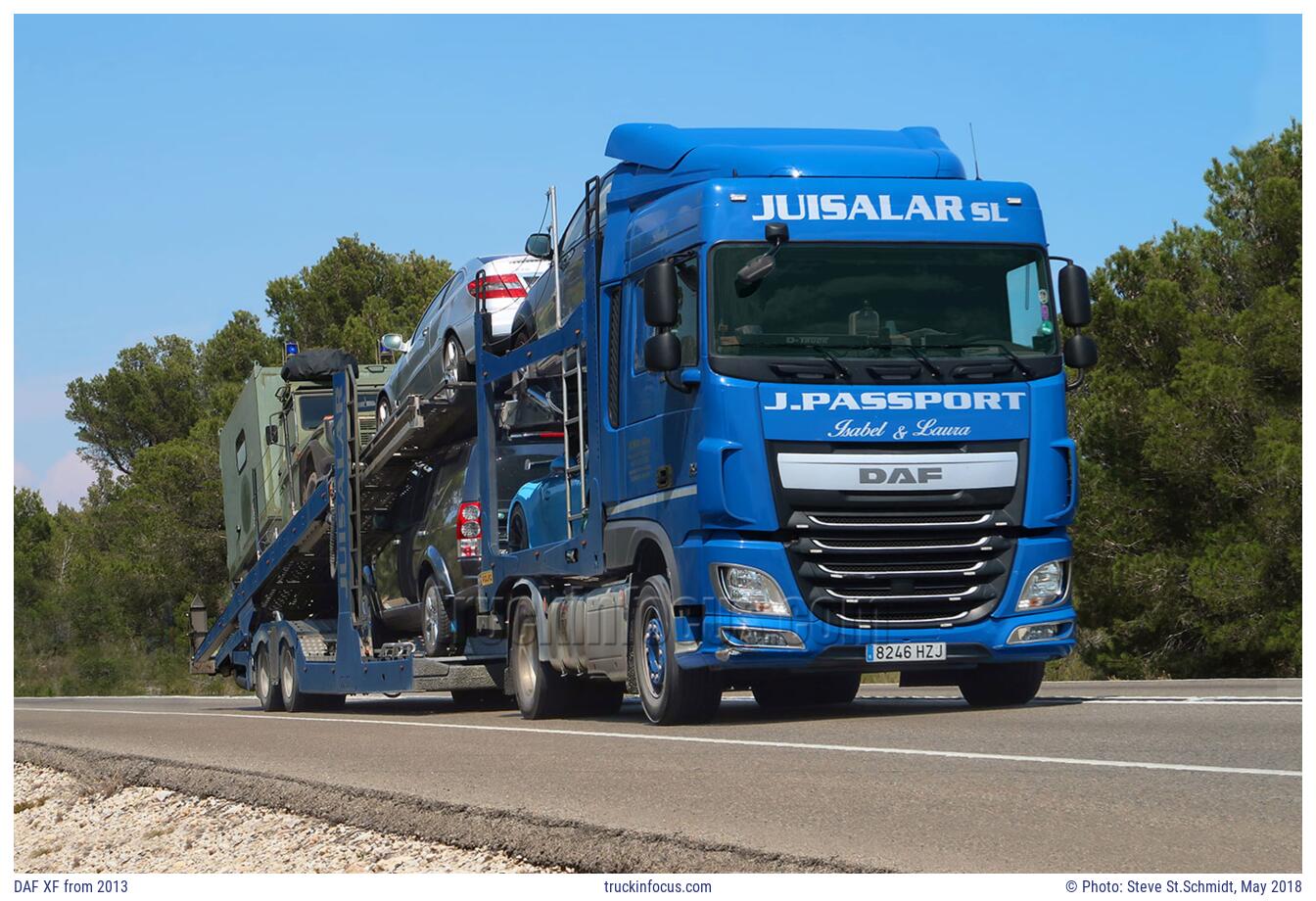 DAF XF from 2013 Photo May 2018