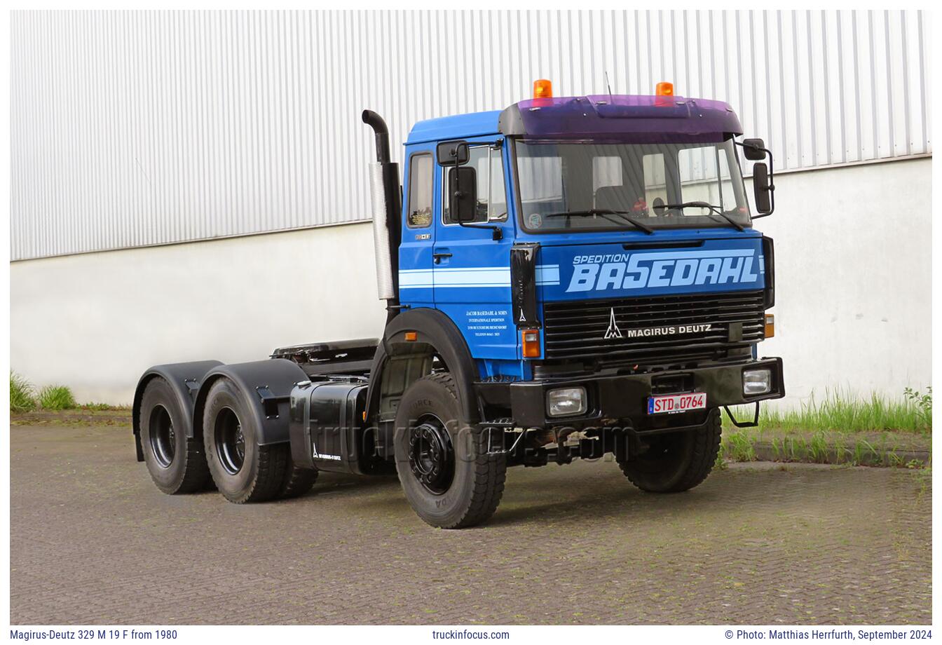 Magirus-Deutz 329 M 19 F from 1980 Photo September 2024