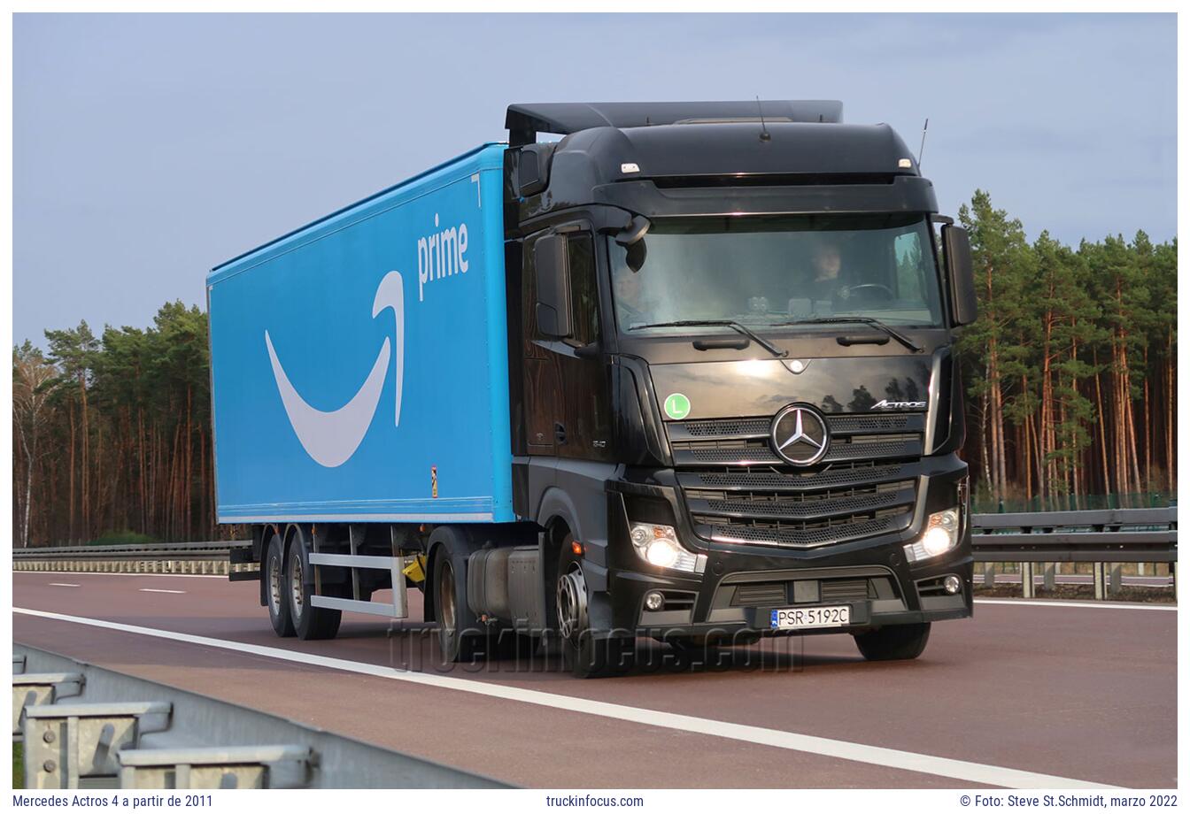 Mercedes Actros 4 a partir de 2011 Foto marzo 2022