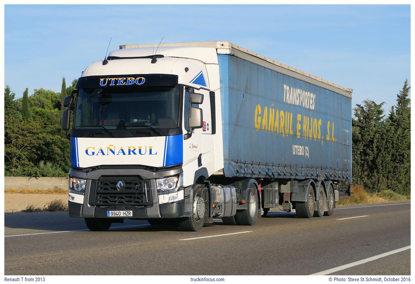 Renault T from 2013 Photo October 2016