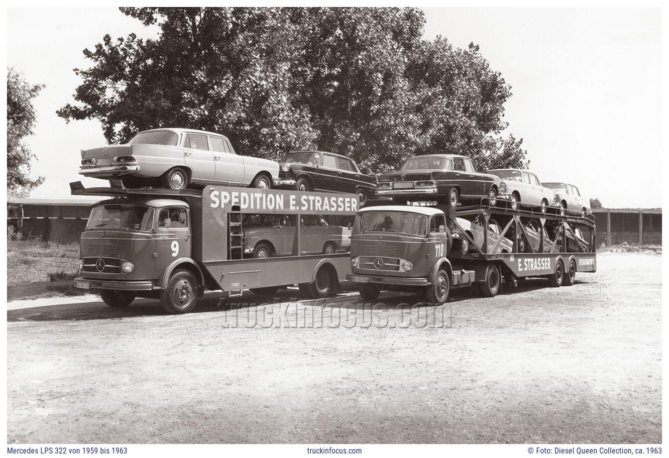 Mercedes LPS 322 von 1959 bis 1963 Foto ca. 1963