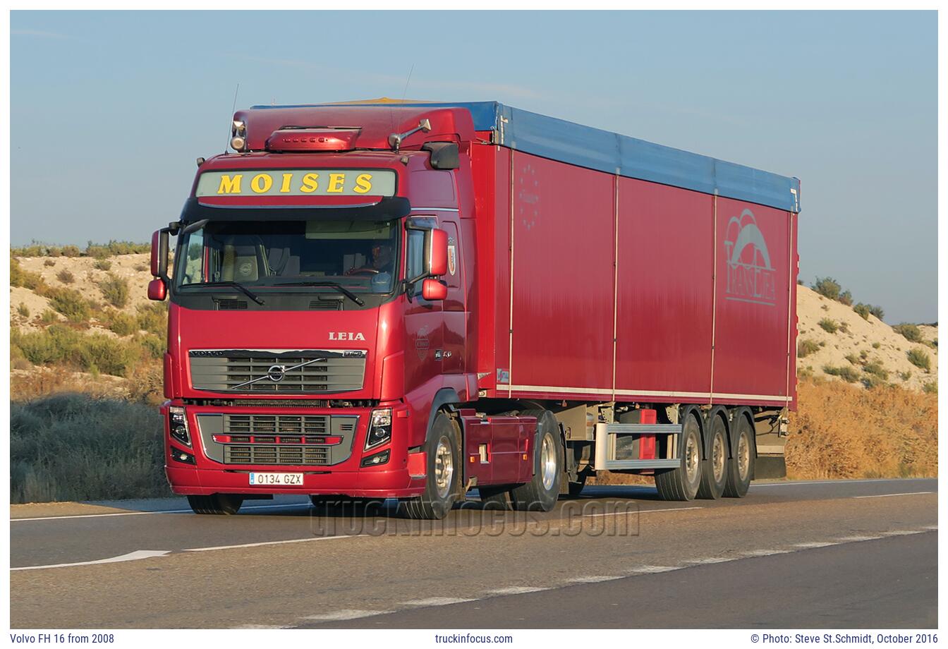 Volvo FH 16 from 2008 Photo October 2016