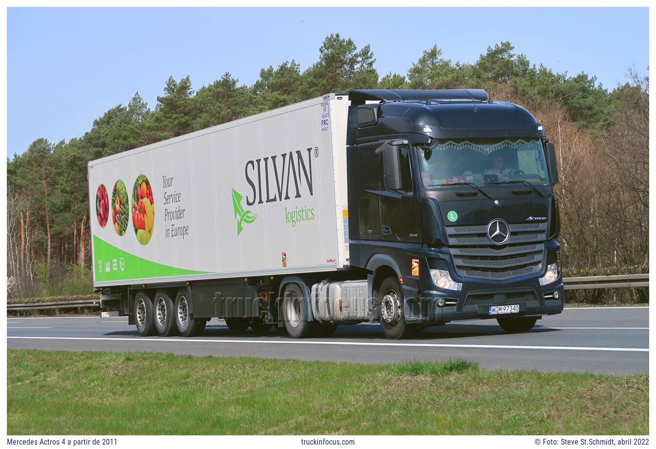 Mercedes Actros 4 a partir de 2011 Foto abril 2022