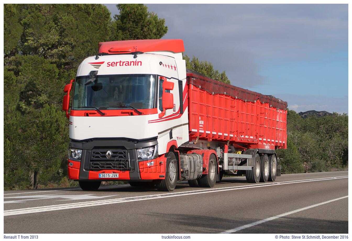 Renault T from 2013 Photo December 2016