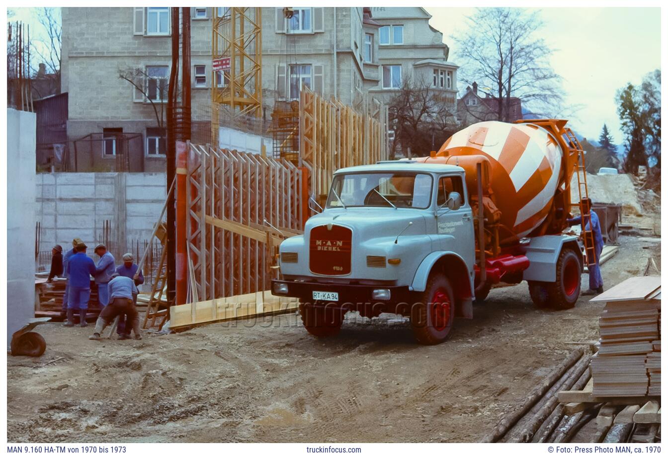 MAN 9.160 HA-TM von 1970 bis 1973 Foto ca. 1970