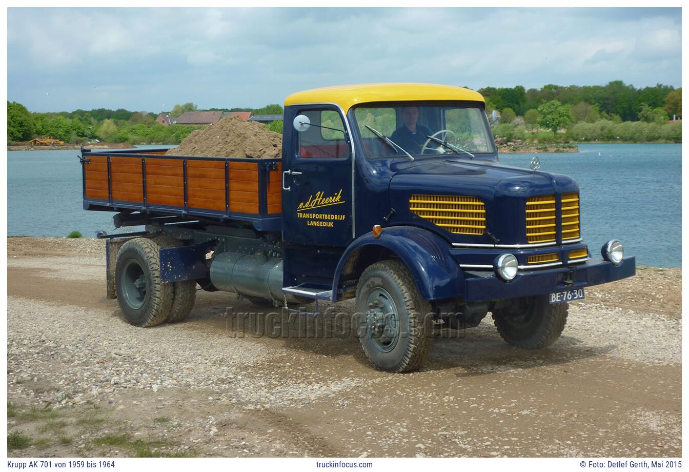 Krupp AK 701 von 1959 bis 1964 Foto Mai 2015