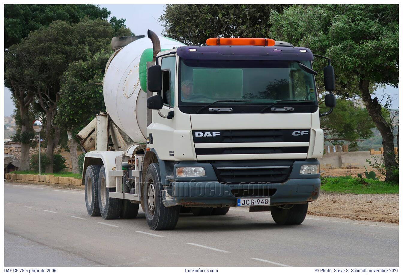 DAF CF 75 à partir de 2006 Photo novembre 2021