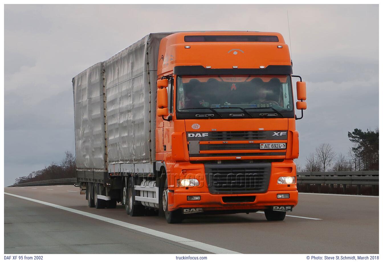 DAF XF 95 from 2002 Photo March 2018