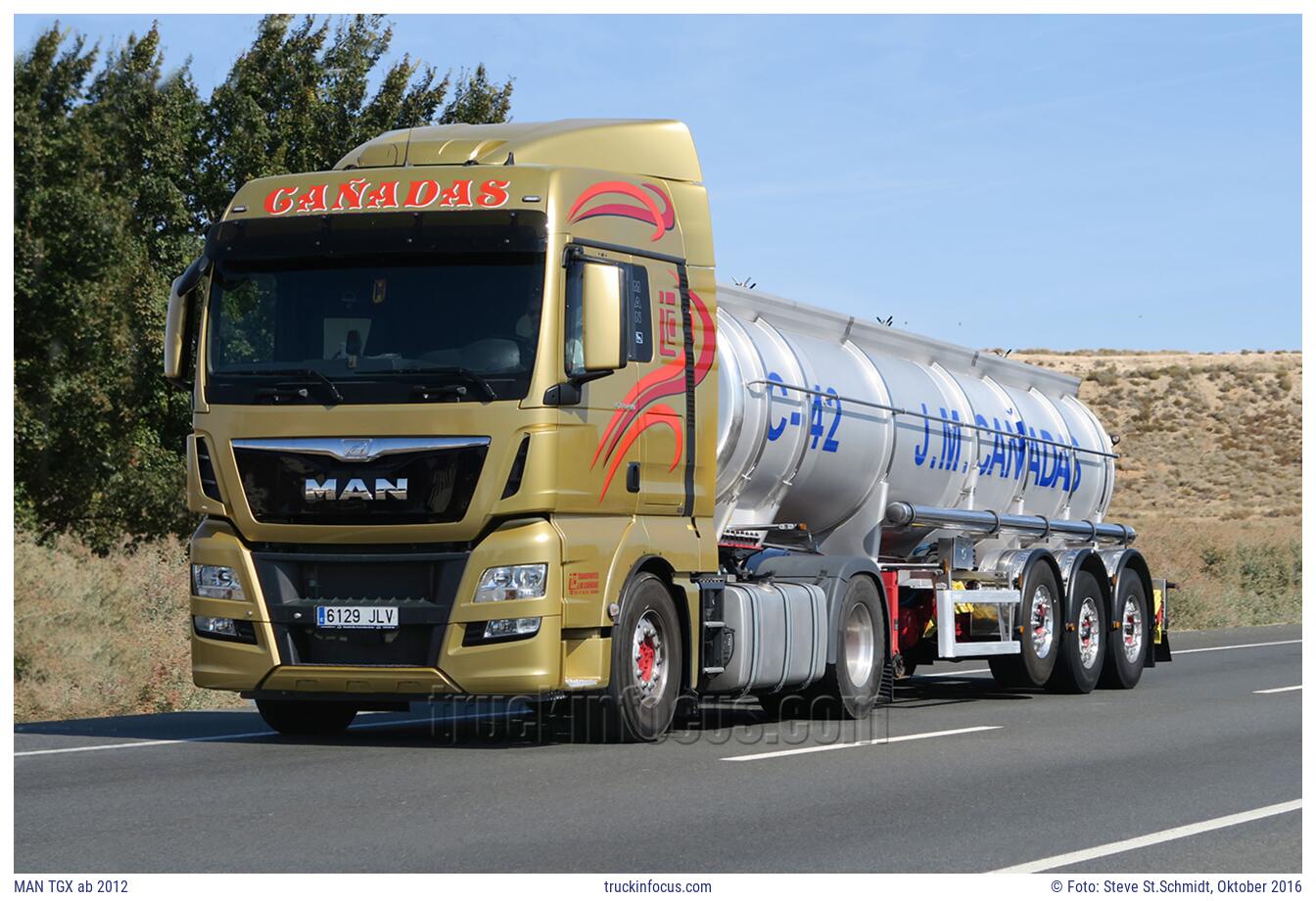 MAN TGX ab 2012 Foto Oktober 2016