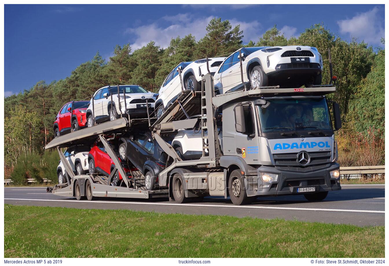 Mercedes Actros MP 5 ab 2019 Foto Oktober 2024