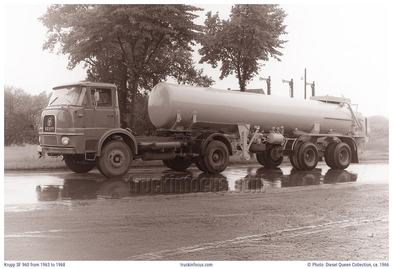 Krupp SF 960 from 1963 to 1968 Photo ca. 1966