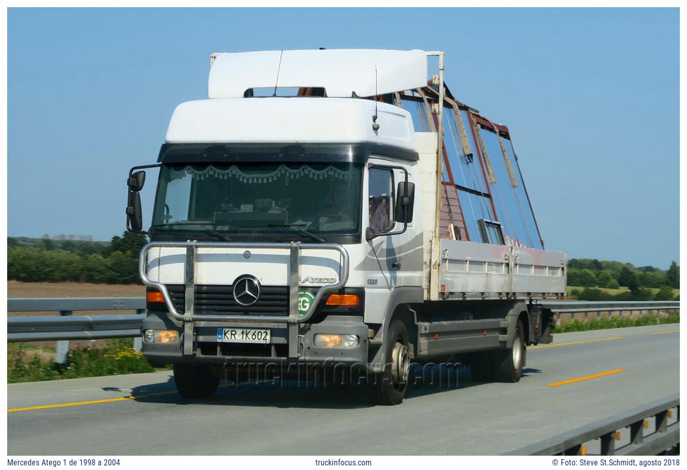 Mercedes Atego 1 de 1998 a 2004 Foto agosto 2018