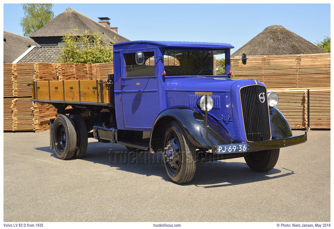 Volvo LV 83 D from 1935 Photo May 2018