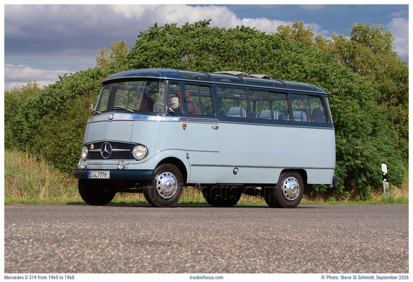 Mercedes O 319 from 1965 to 1968 Photo September 2026