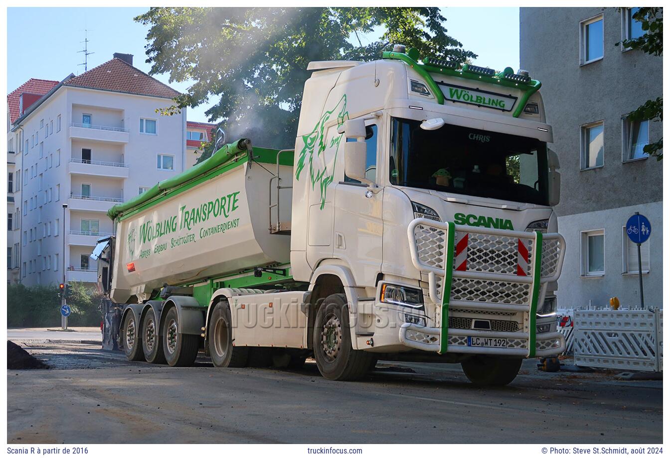 Scania R à partir de 2016 Photo août 2024