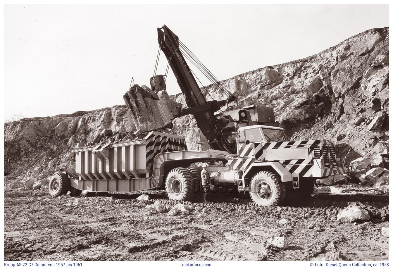 Krupp AS 22 C7 Gigant von 1957 bis 1961 Foto ca. 1958