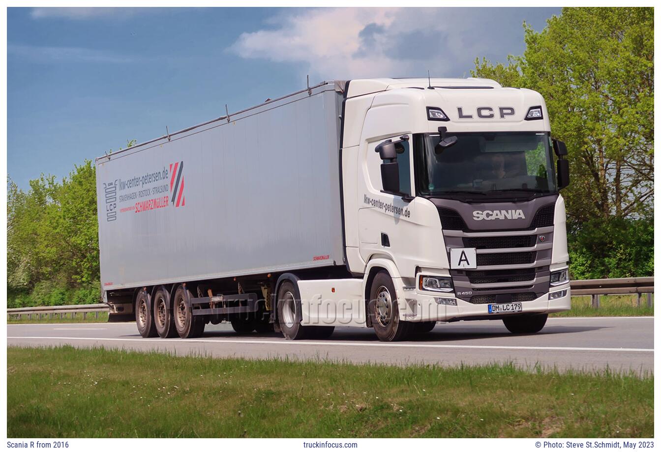 Scania R from 2016 Photo May 2023
