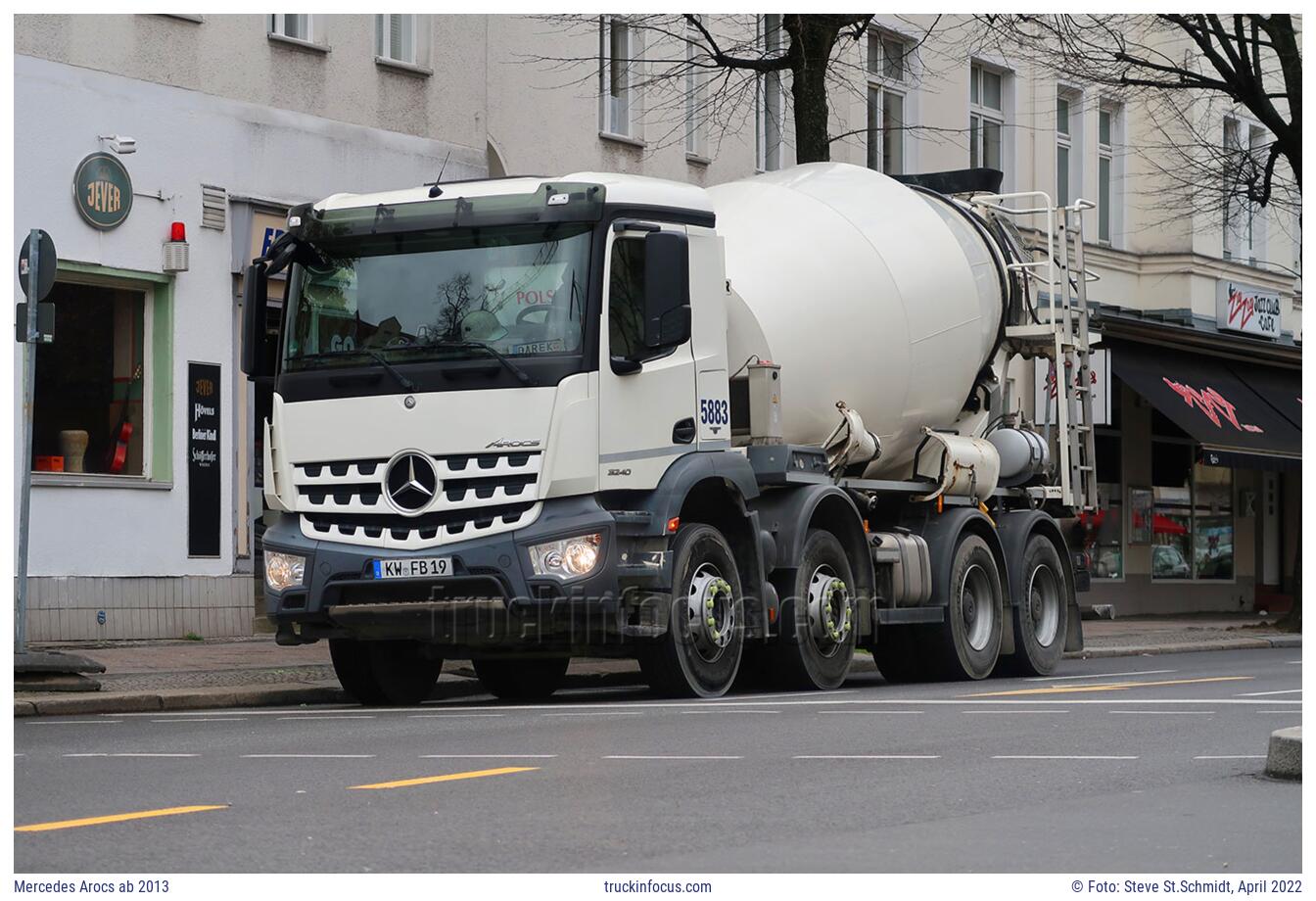 Mercedes Arocs ab 2013 Foto April 2022